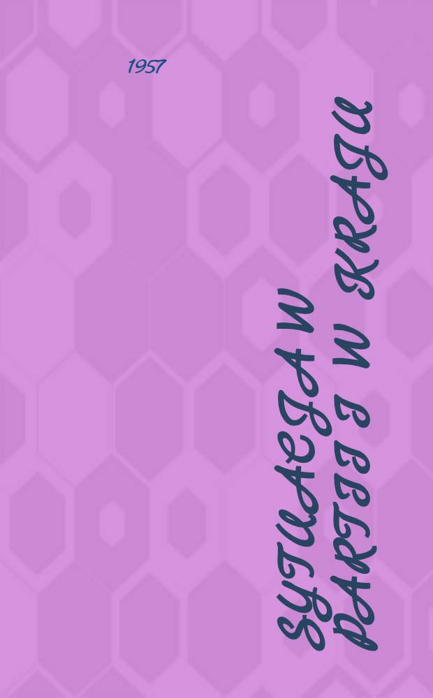 Sytuacja w partii i w kraju : Referat wygłoszony na X Plenum KC PZPR w dniu 24 października 1957 r. Uchwała X Plenum KC PZPR o weryfikacji członków partii