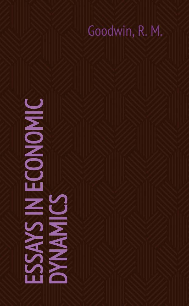 Essays in economic dynamics