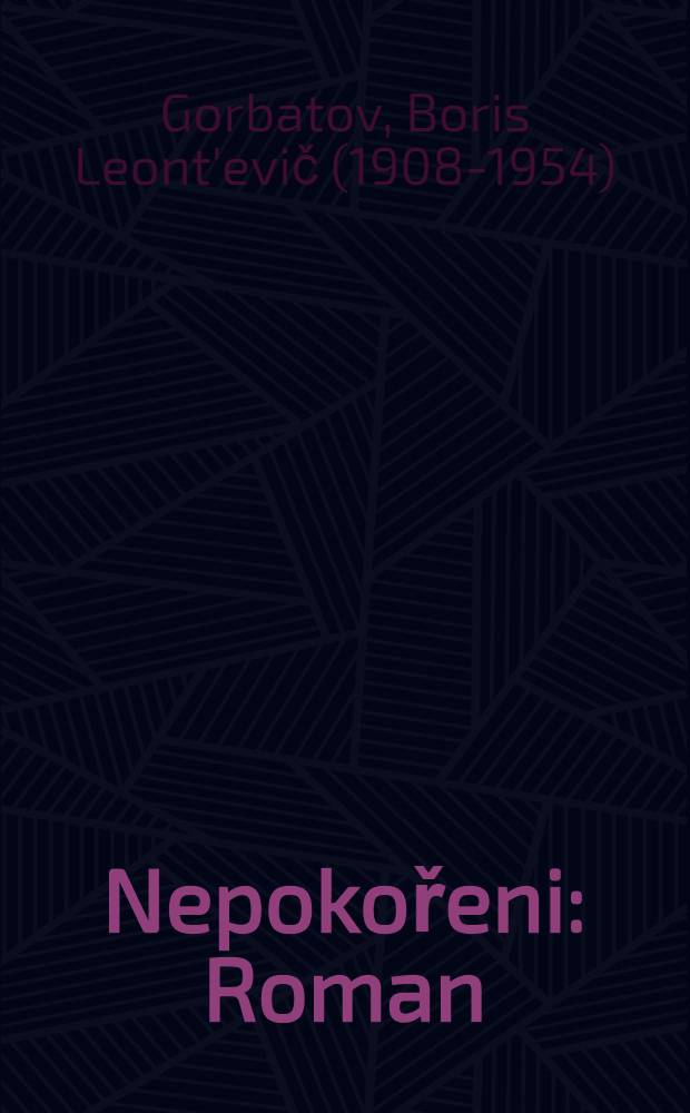 Nepokořeni : Roman