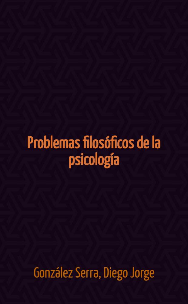 Problemas filosóficos de la psicología