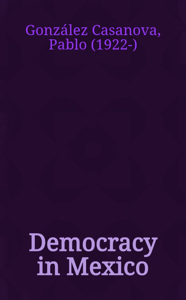 Democracy in Mexico