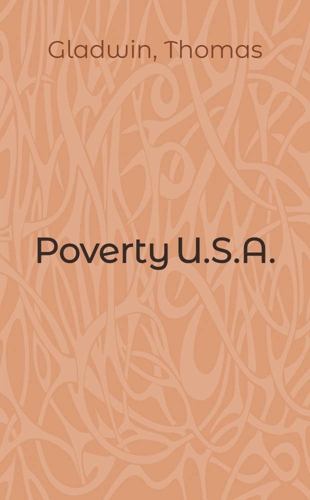 Poverty U.S.A.