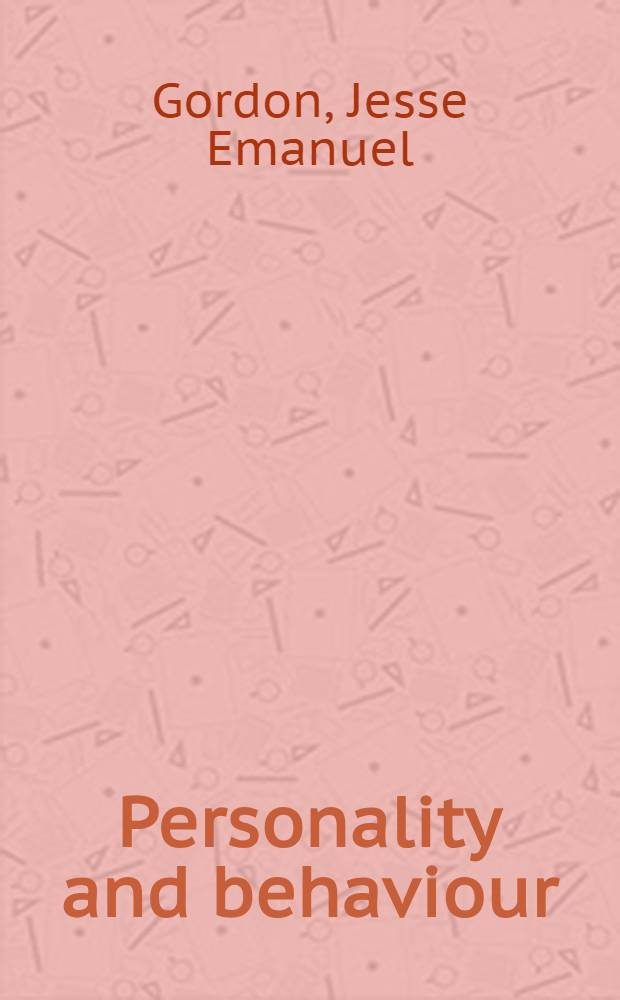 Personality and behaviour