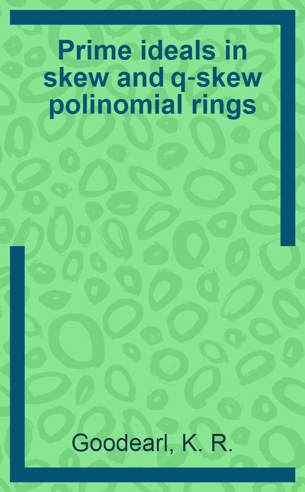 Prime ideals in skew and q-skew polinomial rings