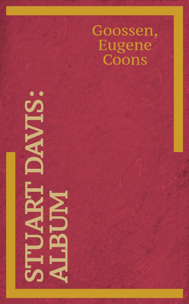 Stuart Davis : Album