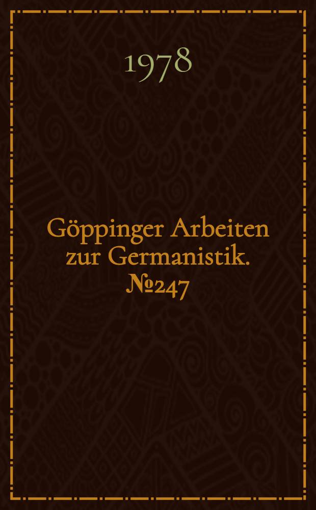 Göppinger Arbeiten zur Germanistik. № 247 : Auffordern