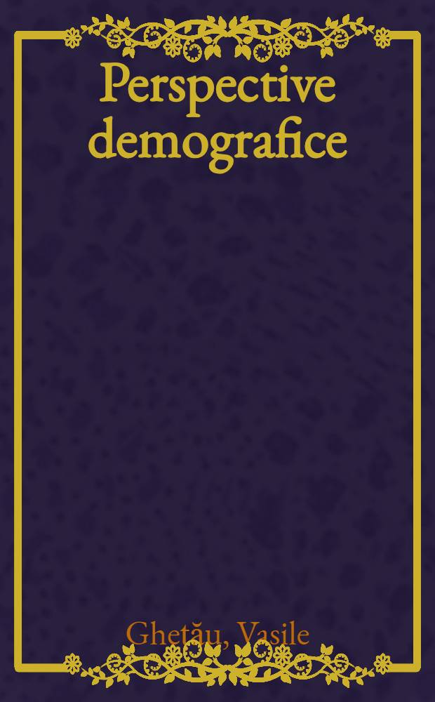 Perspective demografice