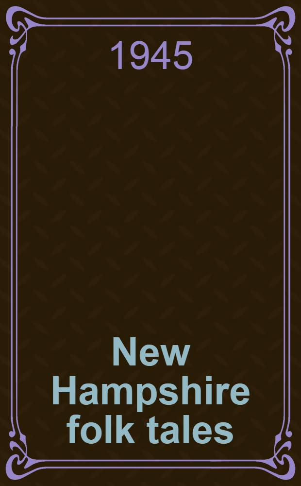 New Hampshire folk tales