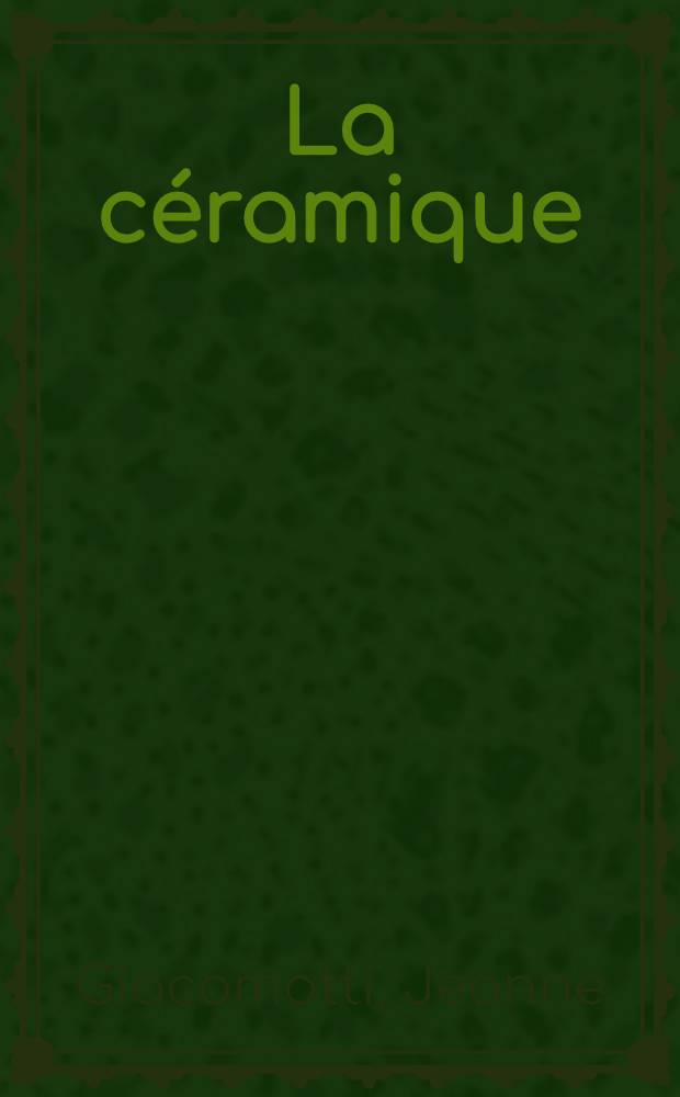 La céramique