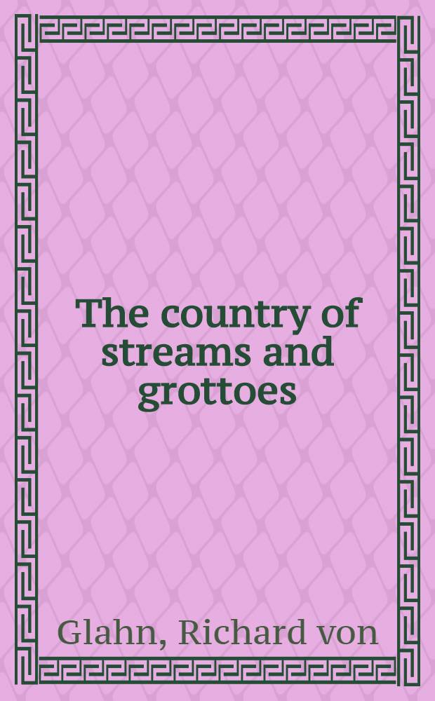 The country of streams and grottoes : Expansion, settlement, a. the civilizing of the Sichuan frontier in Song times