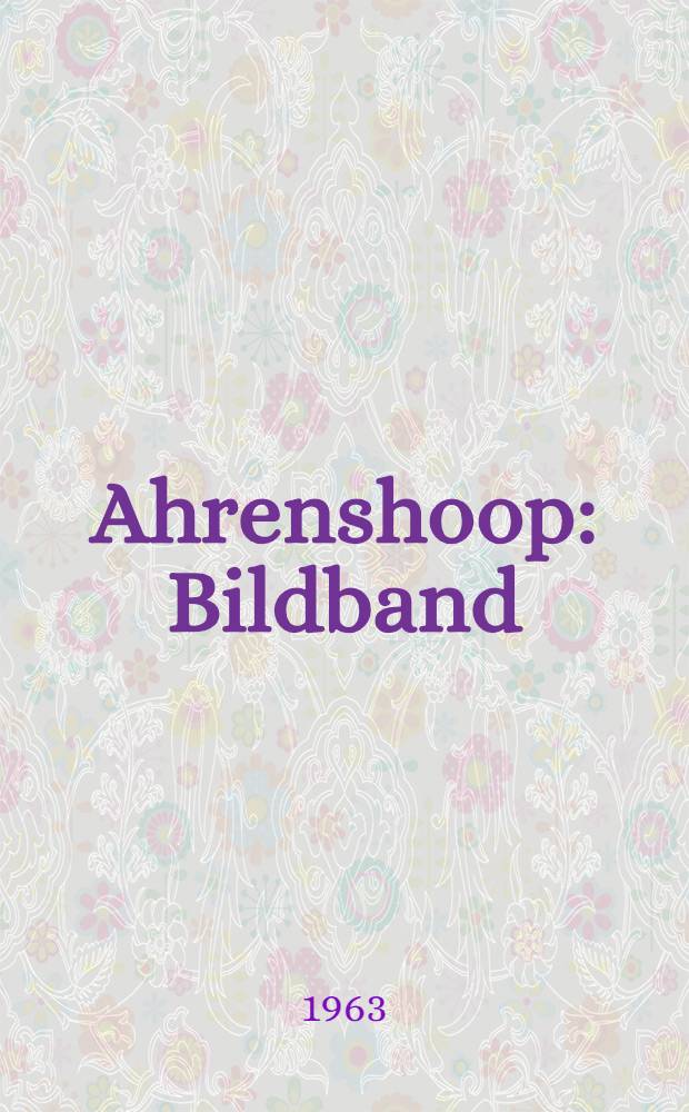 Ahrenshoop : Bildband