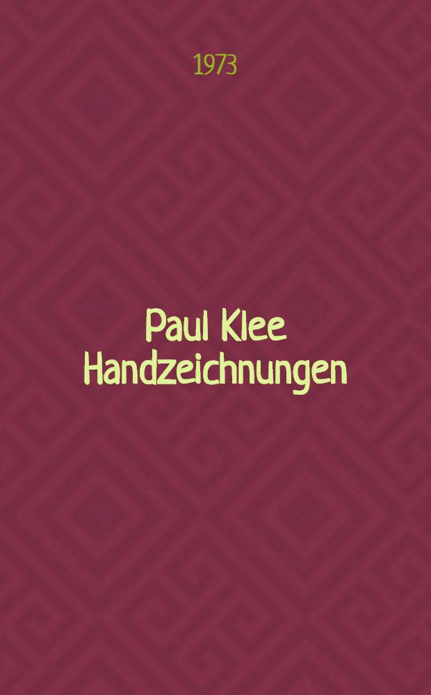 Paul Klee Handzeichnungen