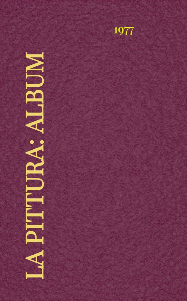 La pittura : Album