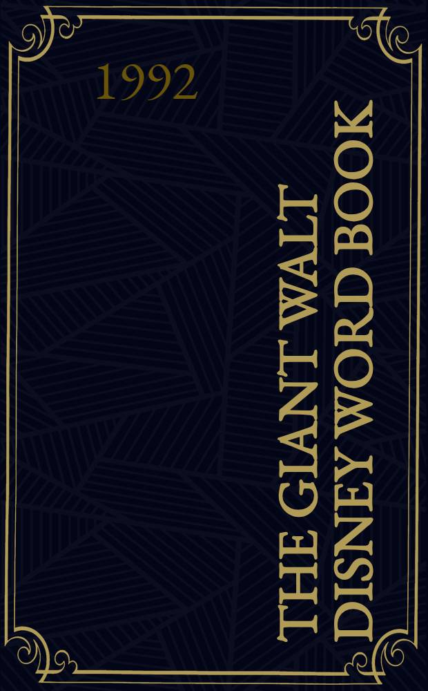 The giant Walt Disney word book