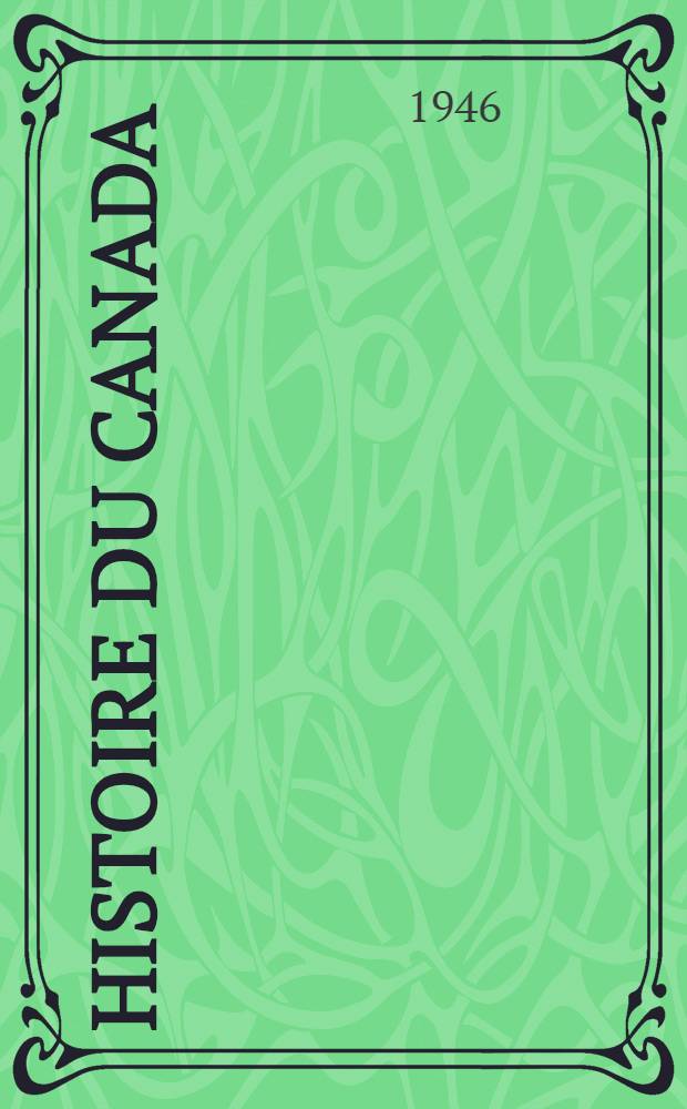 Histoire du Canada