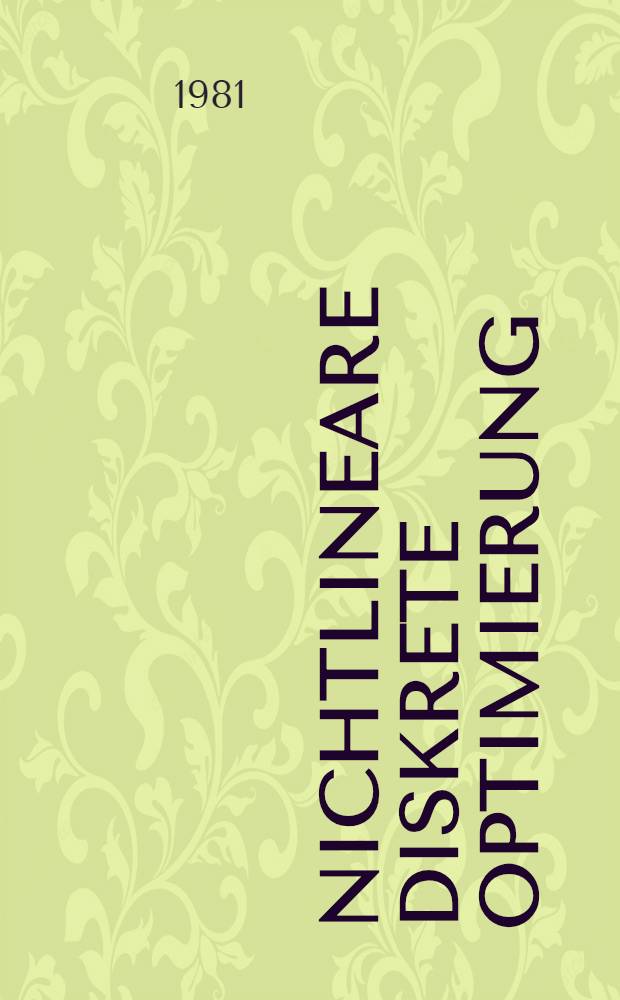 Nichtlineare diskrete Optimierung