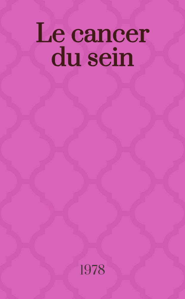 Le cancer du sein