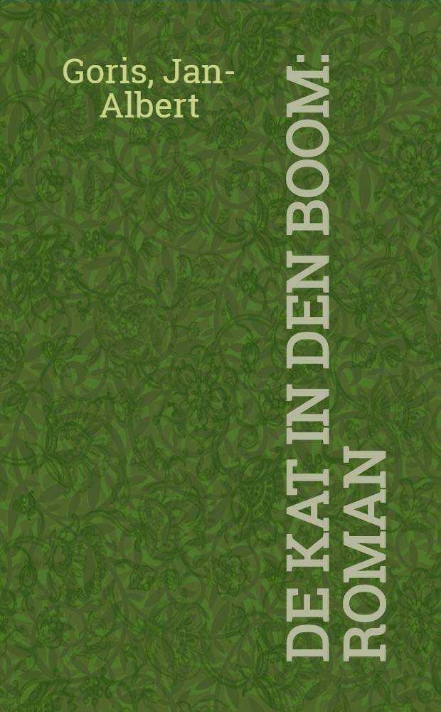 De kat in den boom : Roman