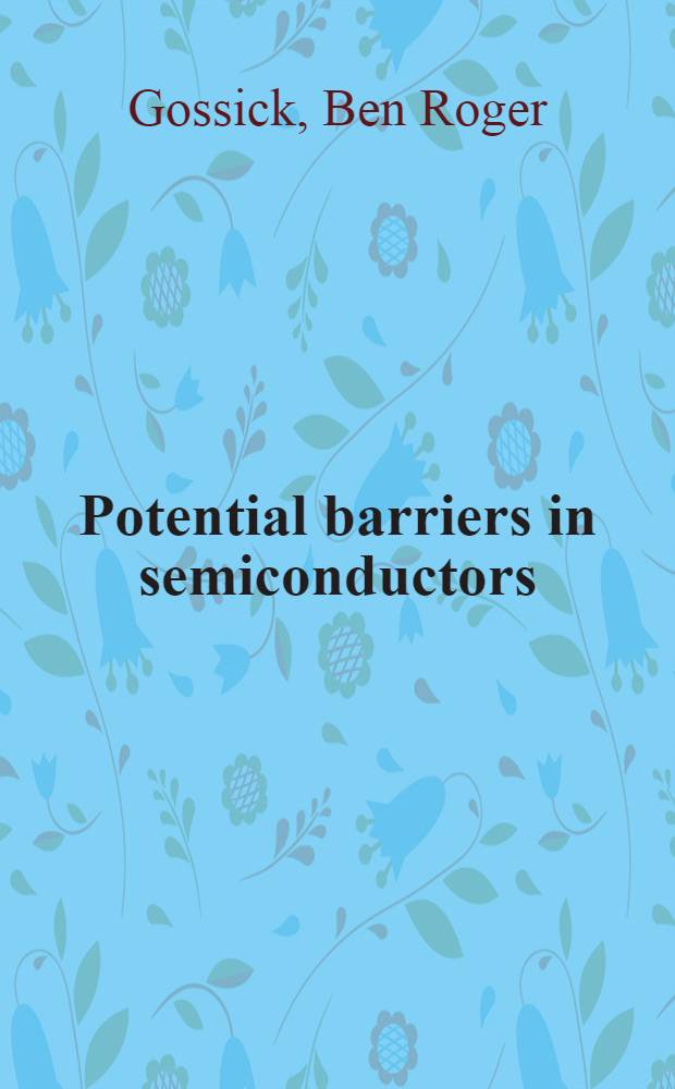 Potential barriers in semiconductors