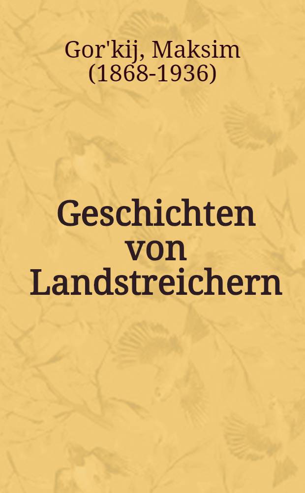 Geschichten von Landstreichern