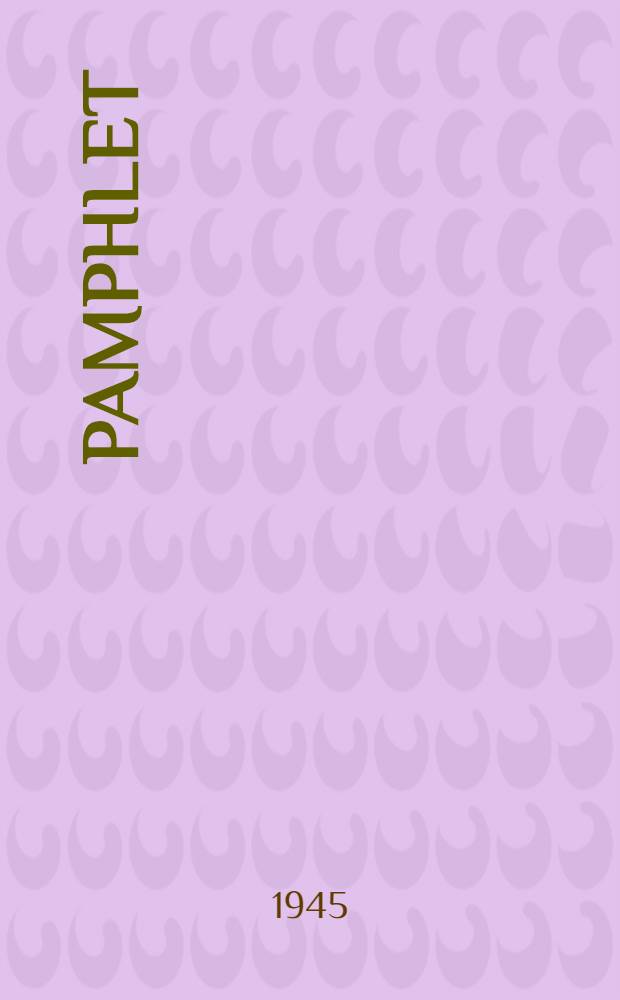 Pamphlet