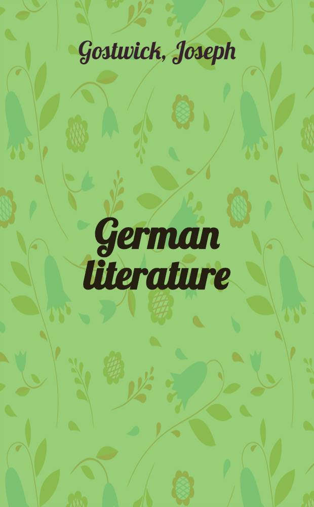 German literature