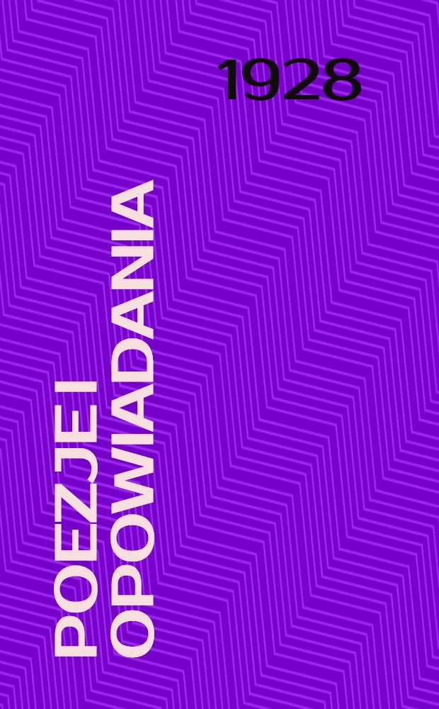 ... Poezje i opowiadania