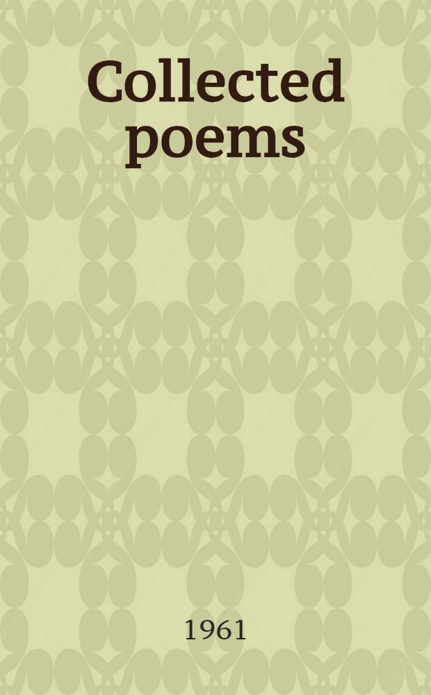Collected poems