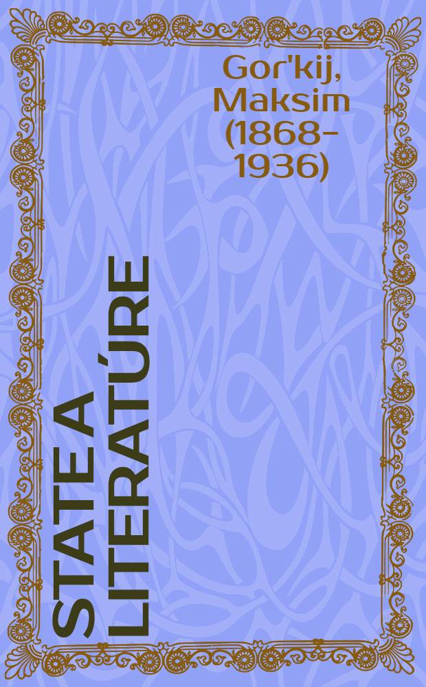 State a literatúre