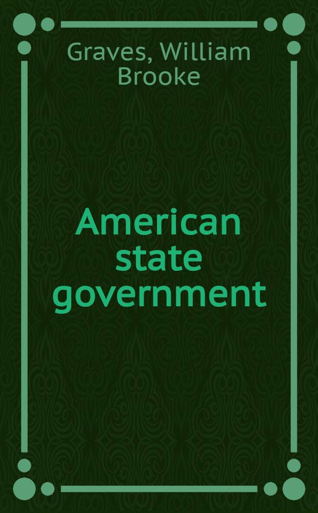 American state government