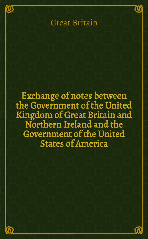 Exchange of notes between the Government of the United Kingdom of Great Britain and Northern Ireland and the Government of the United States of America, further prolonging the bizonal fusion agreement of 2nd December, 1946 as amended by the Agreement of 17th December, 1947. Washington, 30th June, 1949