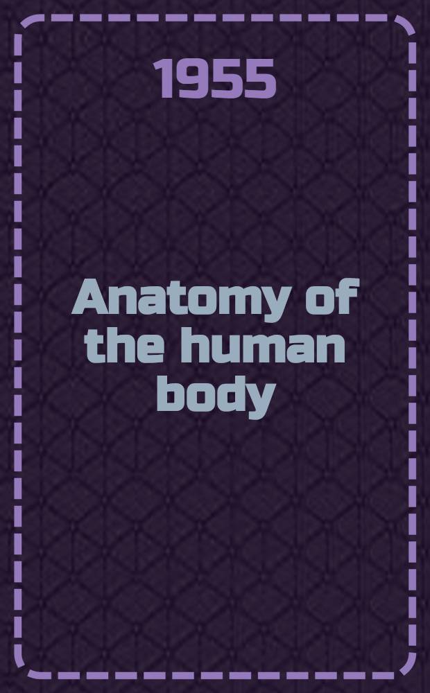 Anatomy of the human body