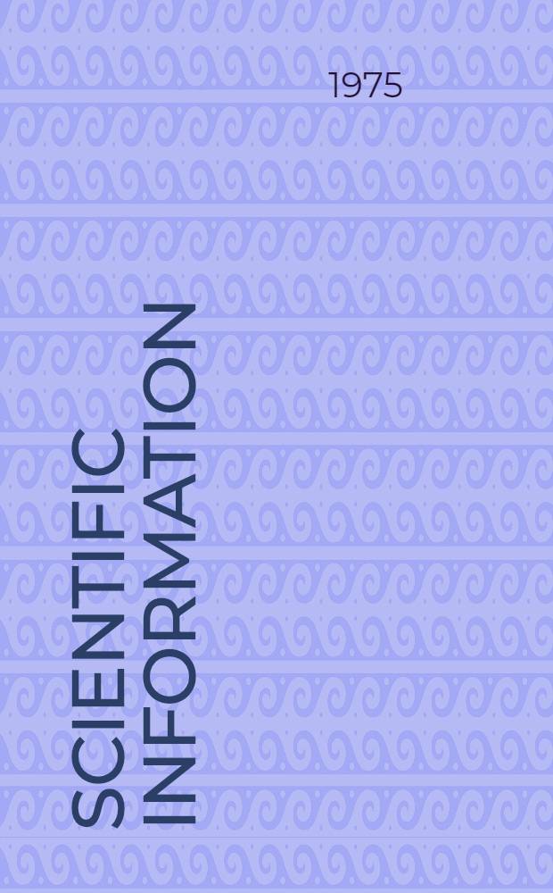 Scientific information