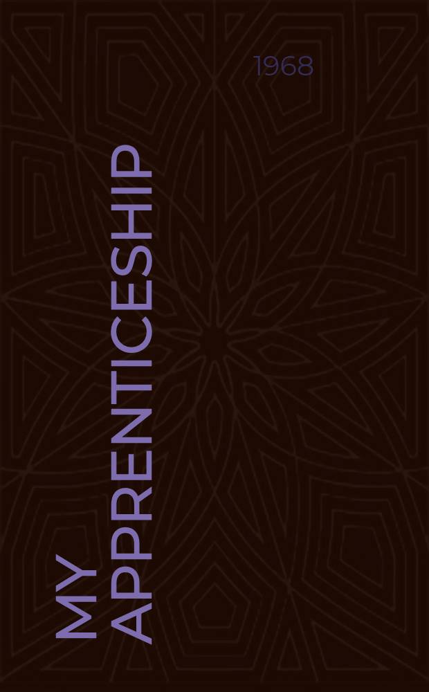 My apprenticeship