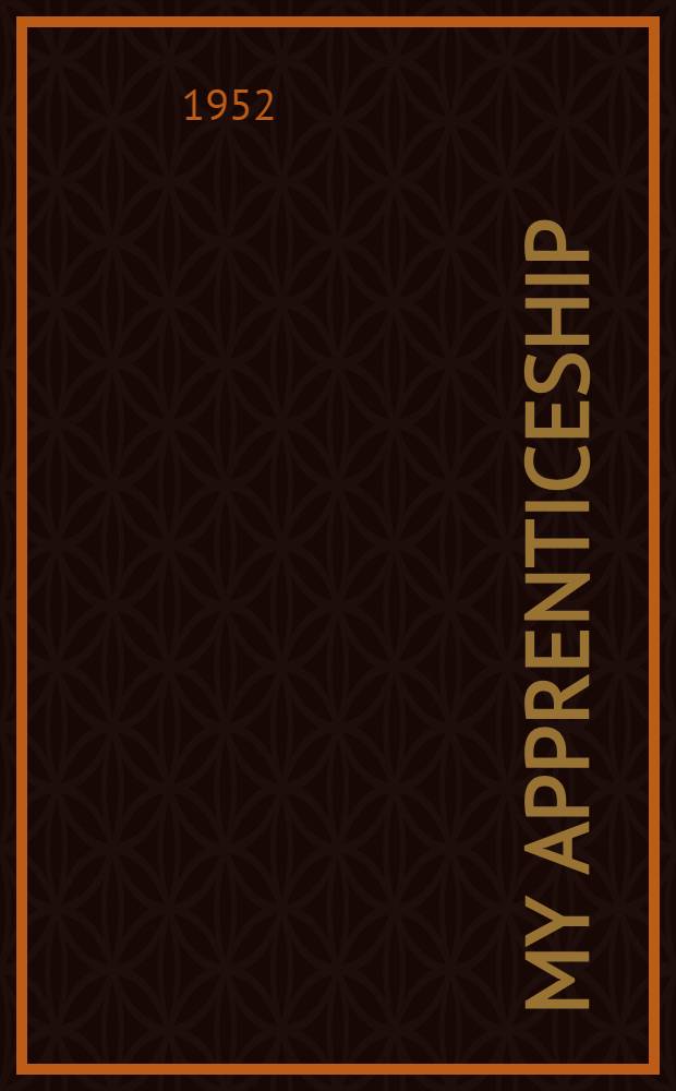 My apprenticeship