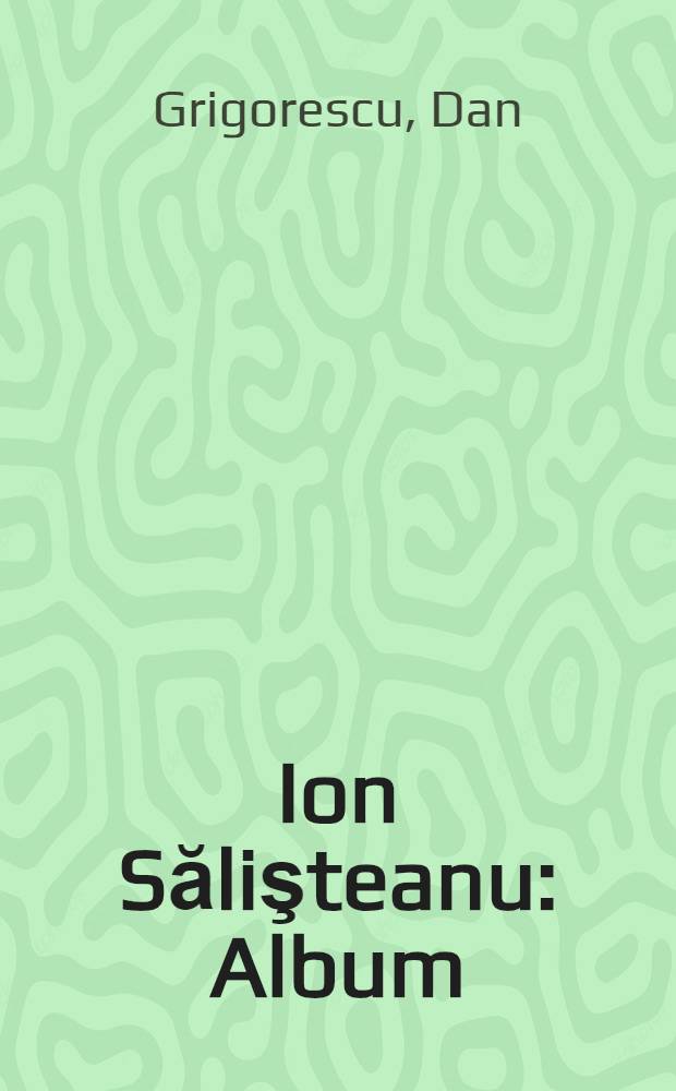 Ion Sălişteanu : Album