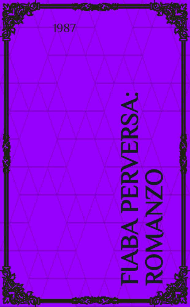 Fiaba perversa : Romanzo