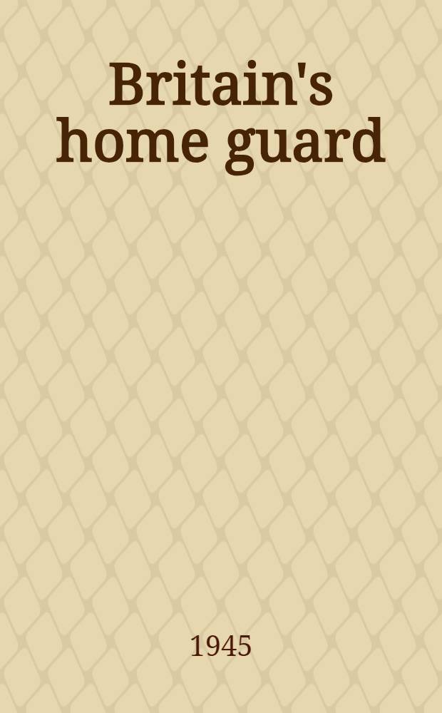 Britain's home guard