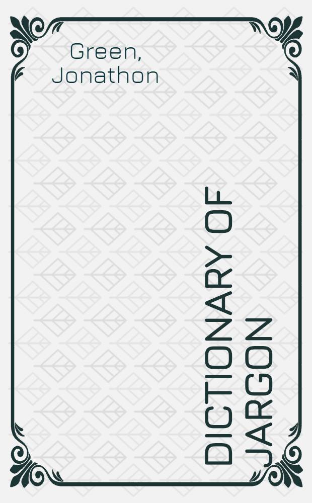 Dictionary of jargon