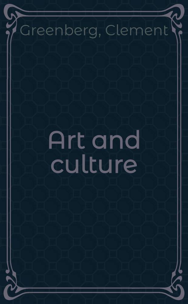Art and culture