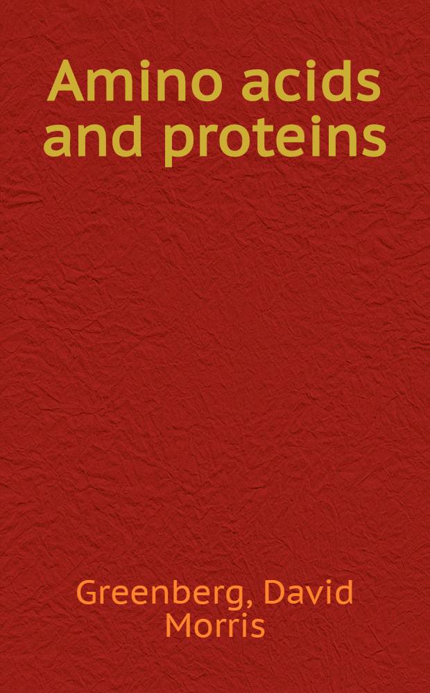 Amino acids and proteins : Theory, methods, application