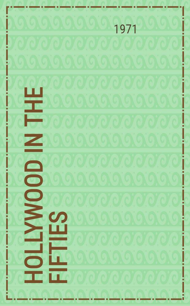 Hollywood in the fifties