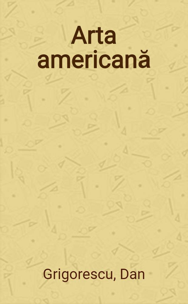 Arta americană