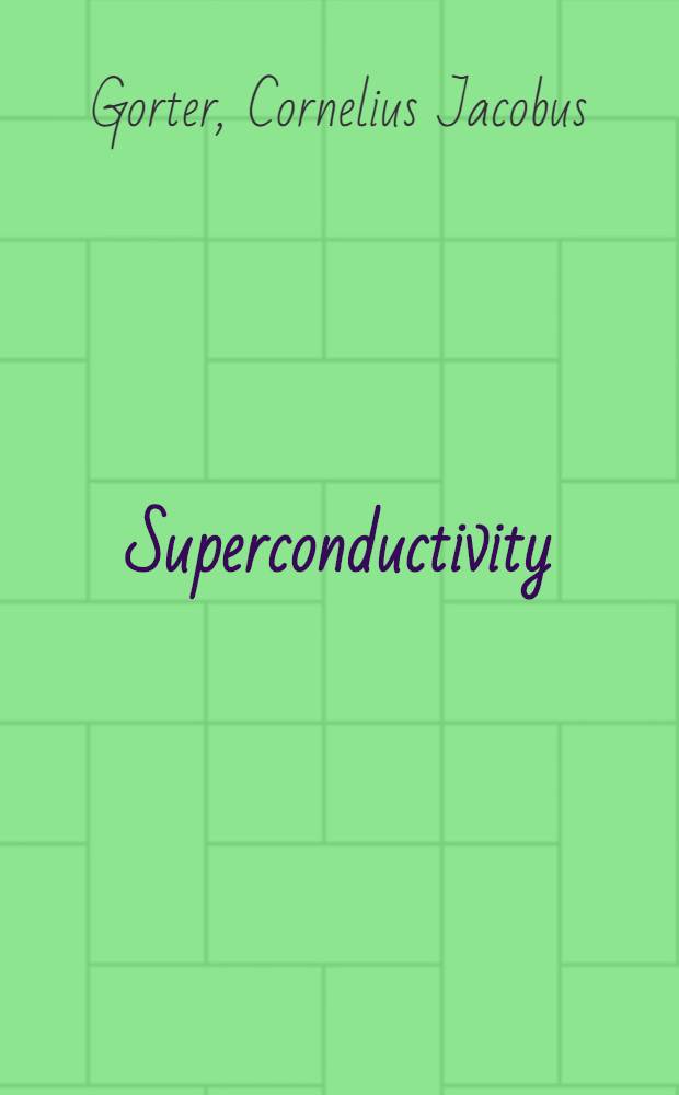 Superconductivity