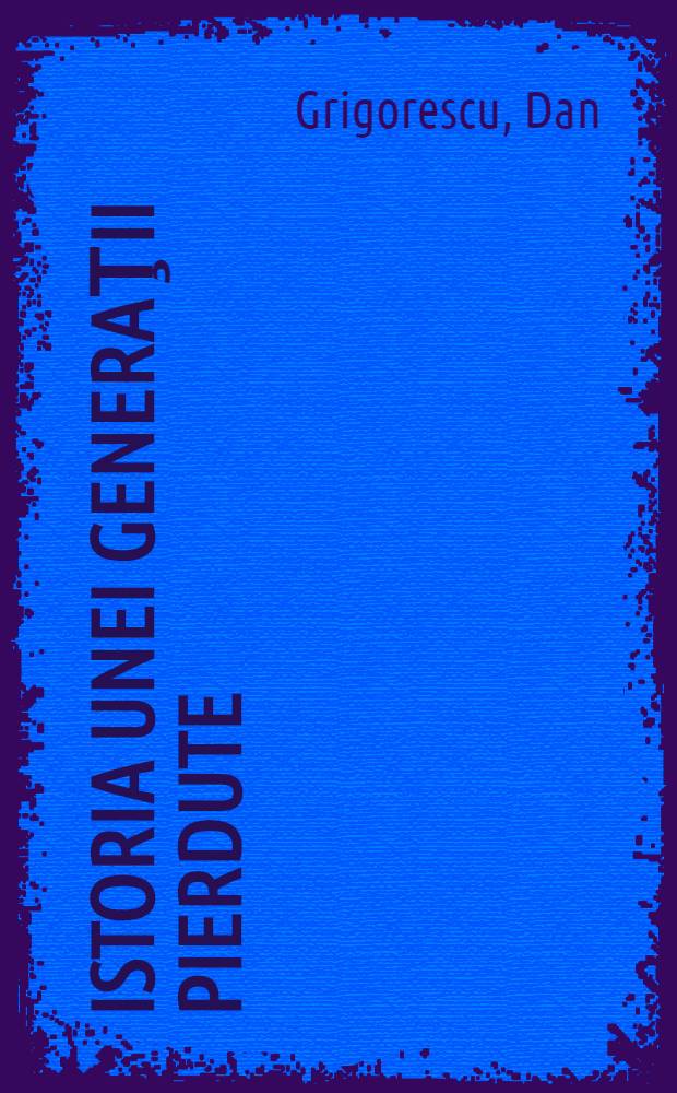 Istoria unei generaţii pierdute: expresioniştii