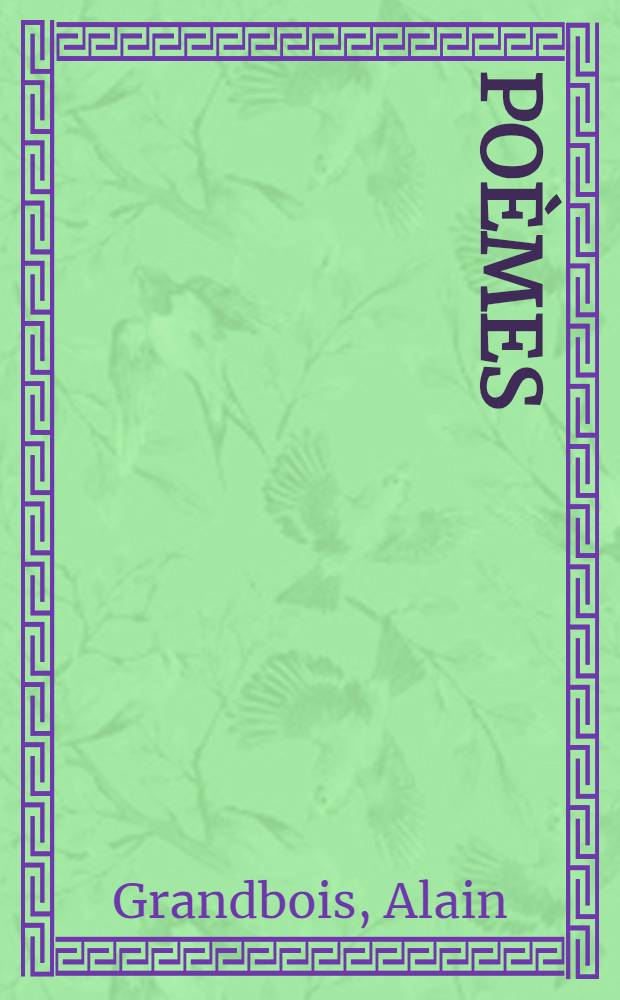 Poèmes