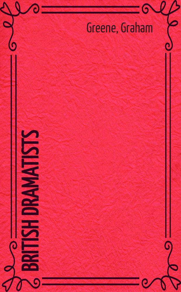 British dramatists