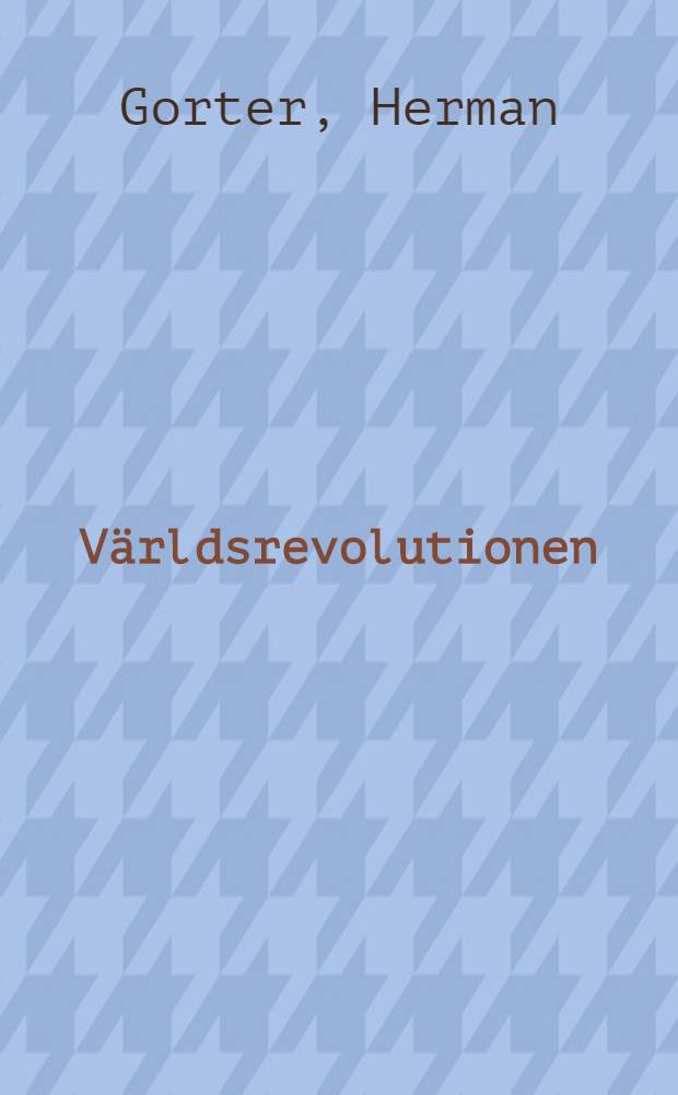 Världsrevolutionen