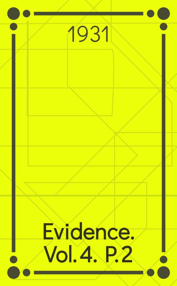 ... Evidence. Vol. 4. P. 2 : Bihar and Orissa with coalfields