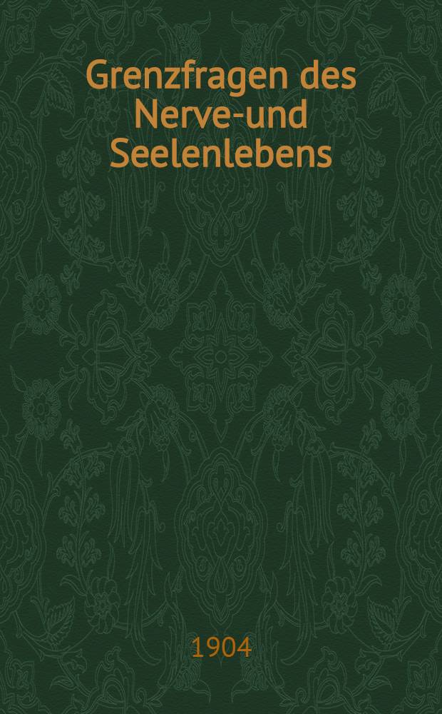 Grenzfragen des Nerven- und Seelenlebens : Einzel-Darstellungen für Gebildete aller Stände Im Vereine mit hervorragenden Fachmännern des In-und Auslandes. H. 31 : Der Fall Otto Weininger